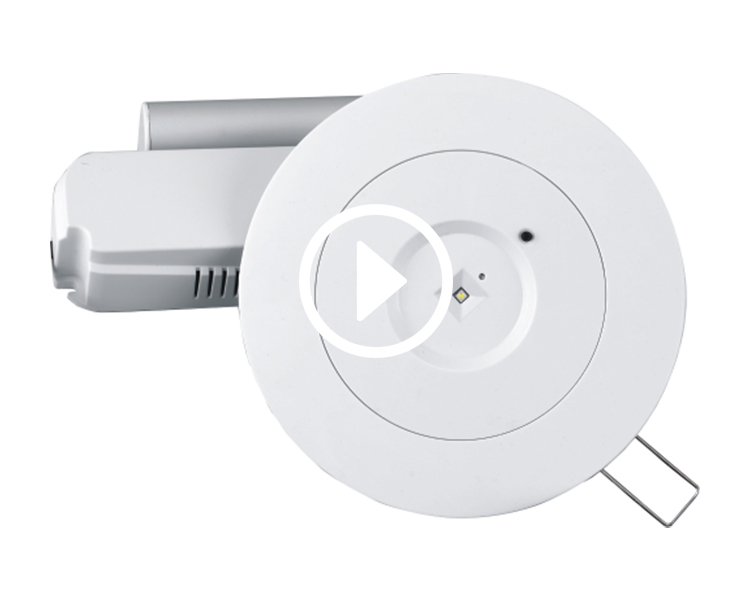 D40-R-2 LED-ul LED-ului de urgență de urgență