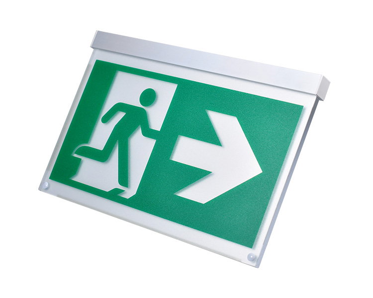 LE2916-B din aluminiu din aluminiu suspendat tavanul suspendat semne de ieșire montată