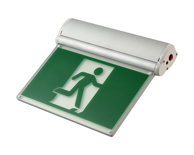 Jelrm din aluminiu de 6 inci rulând omul de ieșire de urgență LED de urgență