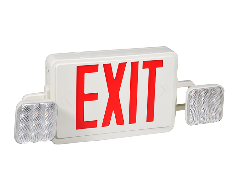 JLEC2RW-EXIT COMBO LUMINĂ DE URGENȚĂ cu litere roșii