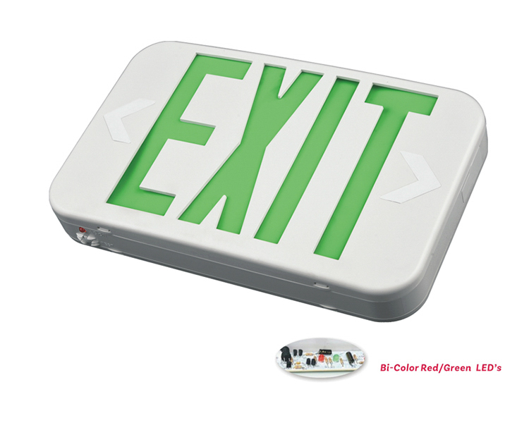 Ezxteu2bcwem (ezcxteu2bcwem)-BI-color compact Dimensiune semn de ieșire