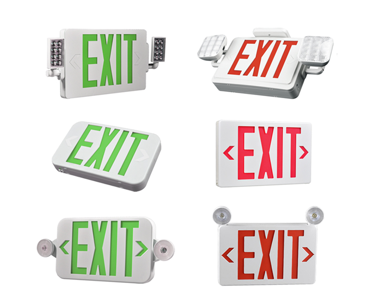 JLECB2RW-NEW Slim Letters Red Letters Sign Ieșire de urgență cu capete LED
