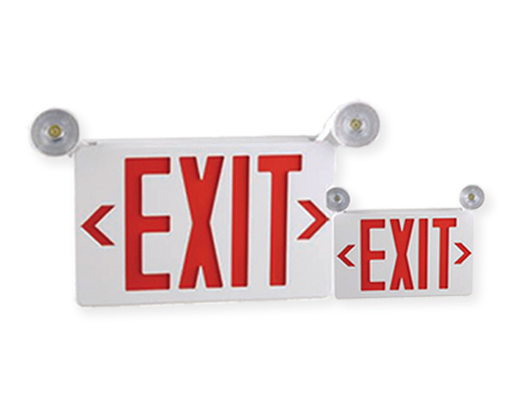 JLECB2RW-NEW Slim Letters Red Letters Sign Ieșire de urgență cu capete LED
