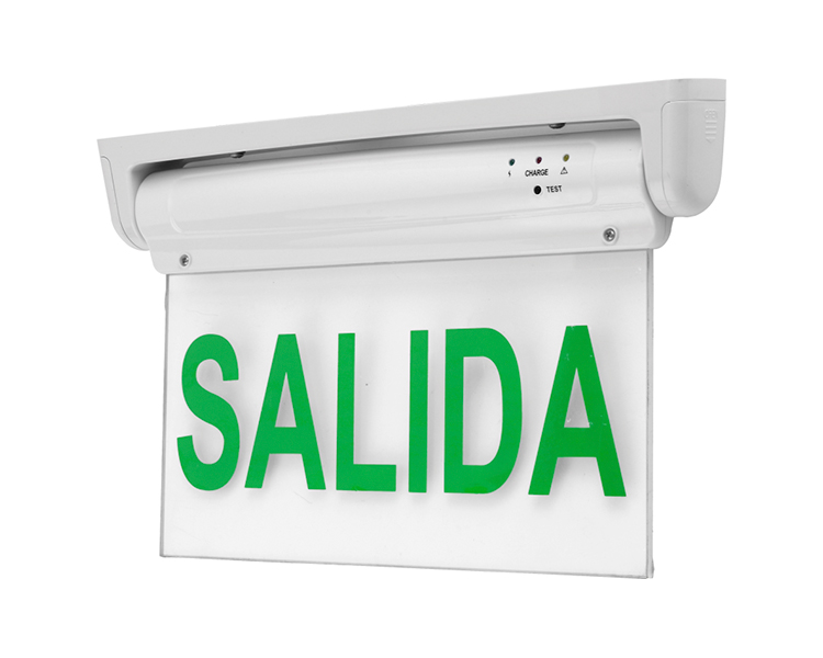 LE2912-5 sau 10 Semn de ieșire de urgență LED verde