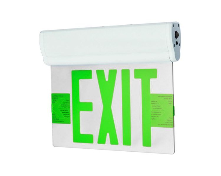 Jelcex1gm-single Face Plastic Carsing Sign Ieșire de urgență cu argint Mylar
