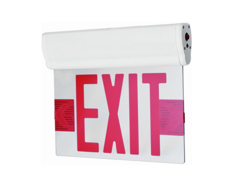 Jelcex2rm-Double Face 6 inch acrilic Pane Sign de ieșire cu mylar de argint